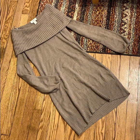 LOFT Dresses & Skirts - LOFT Off-the-shoulder Sweater Dress